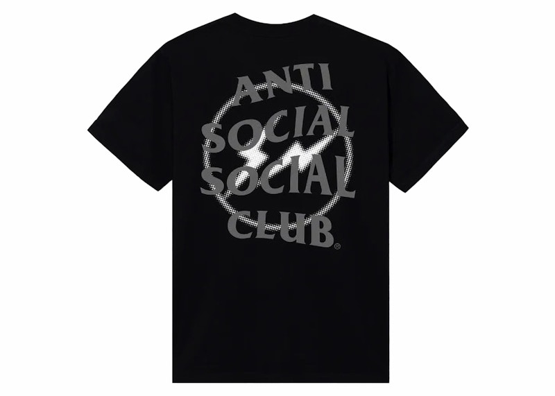 Anti Social Social Club Fragment Half Tone Tee Black/Gray 男装