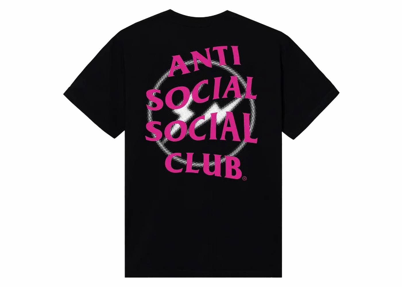 Anti Social Social Club Fragment Half Tone Tee Black/Pink メンズ ...