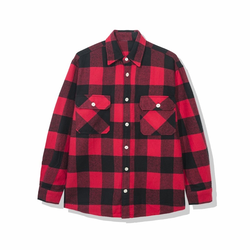 Anti Social Social Club Frantic Flannel Red Hombre - SS20 - MX