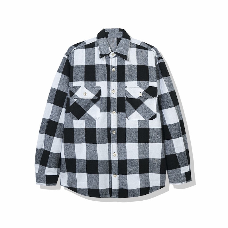 Anti Social Social Club Frantic Flannel White Men's - SS20 - US