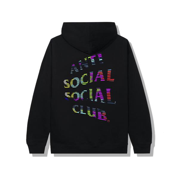 Anti Social Social Club Fuzzy Connection Hoodie Black