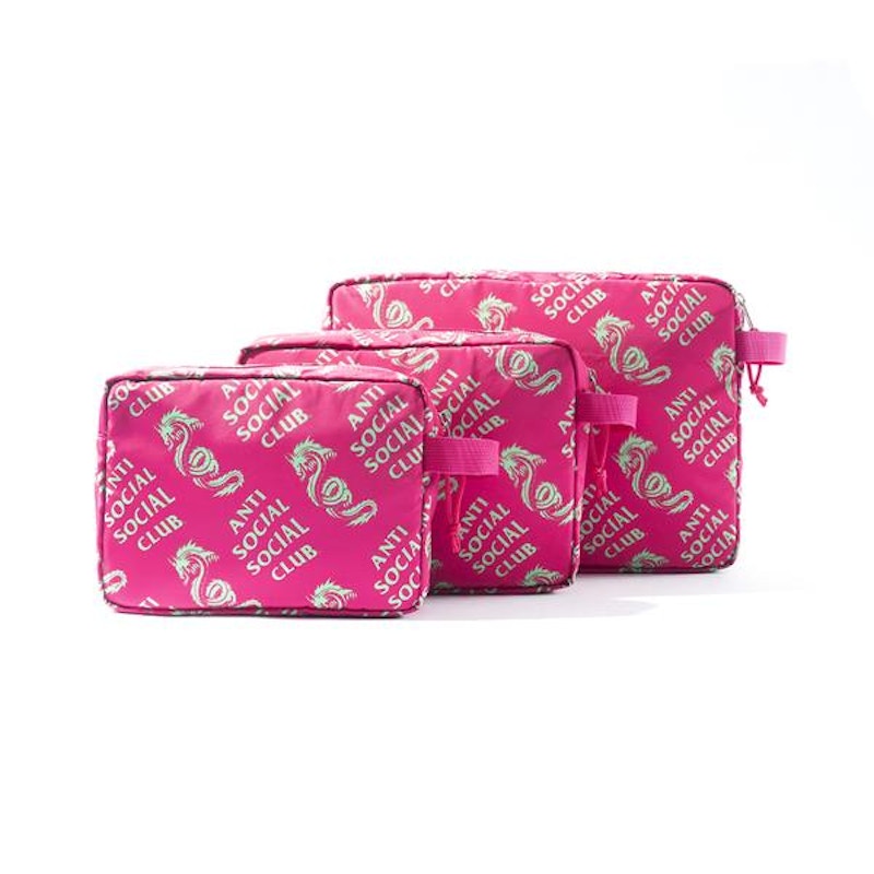 Anti Social Social Club Garden Grove Bag Set Pink