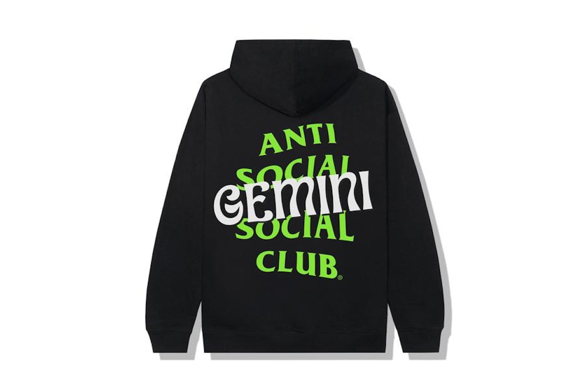 Pre-owned Anti Social Social Club Gemini Hoodie Black
