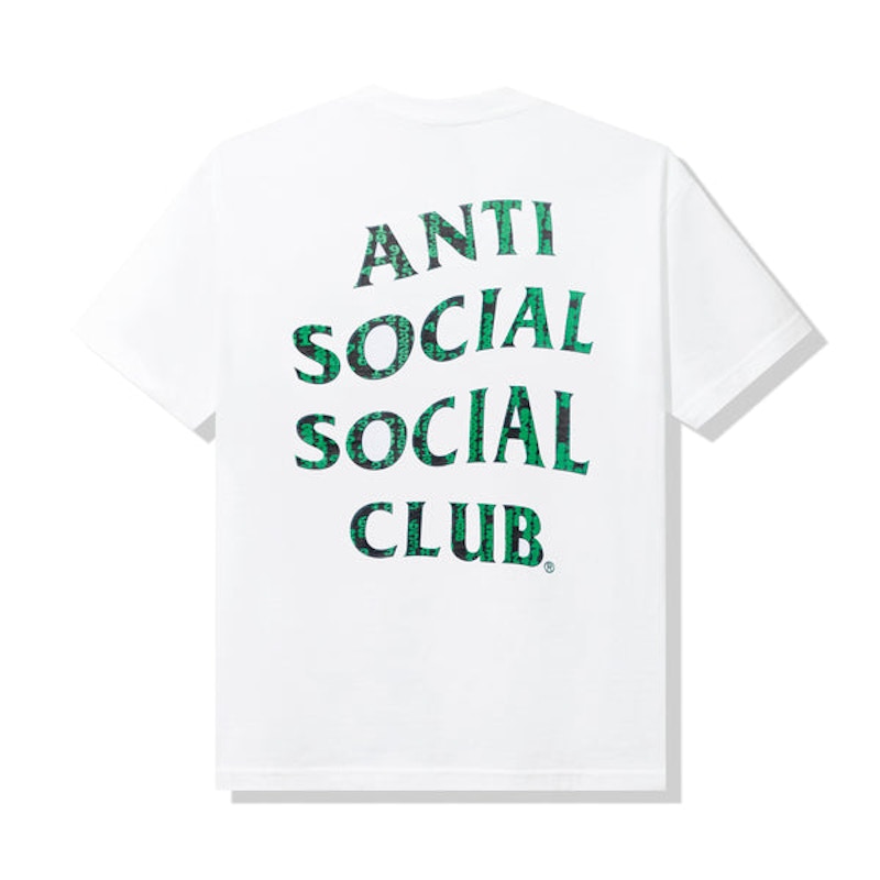 Anti social social club red outlet shirt