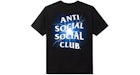 Anti Social Social Club 夜光 Pain T恤黑色/藍色