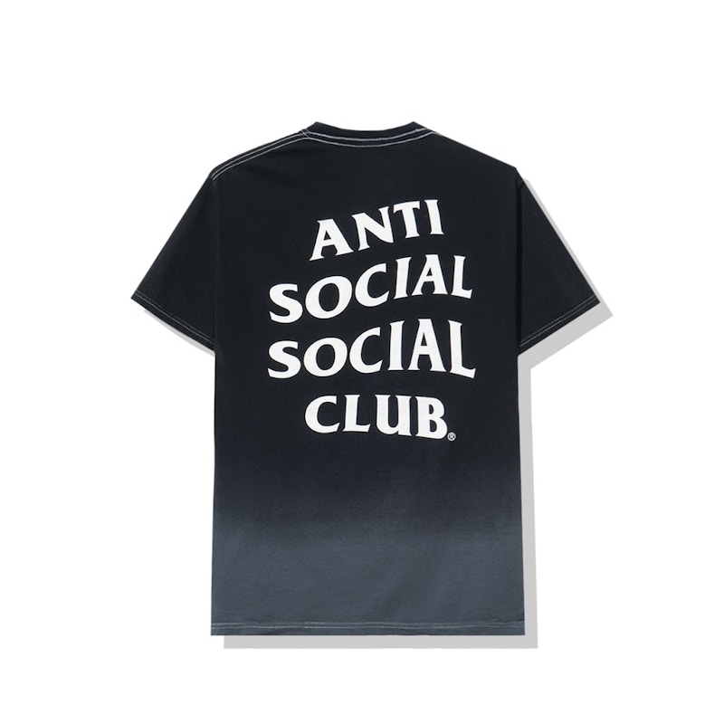 Pre-owned Anti Social Club Men's Gone Tee Shirt In Black