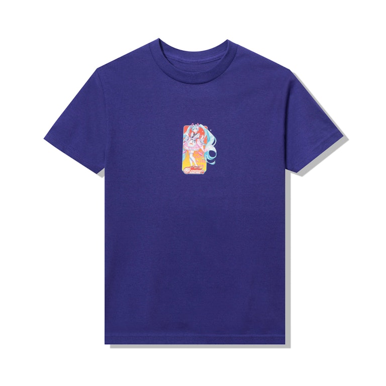 Pre-owned Anti Social Social Club Good Smile Racing Hatsune Miku T-shirt Purple