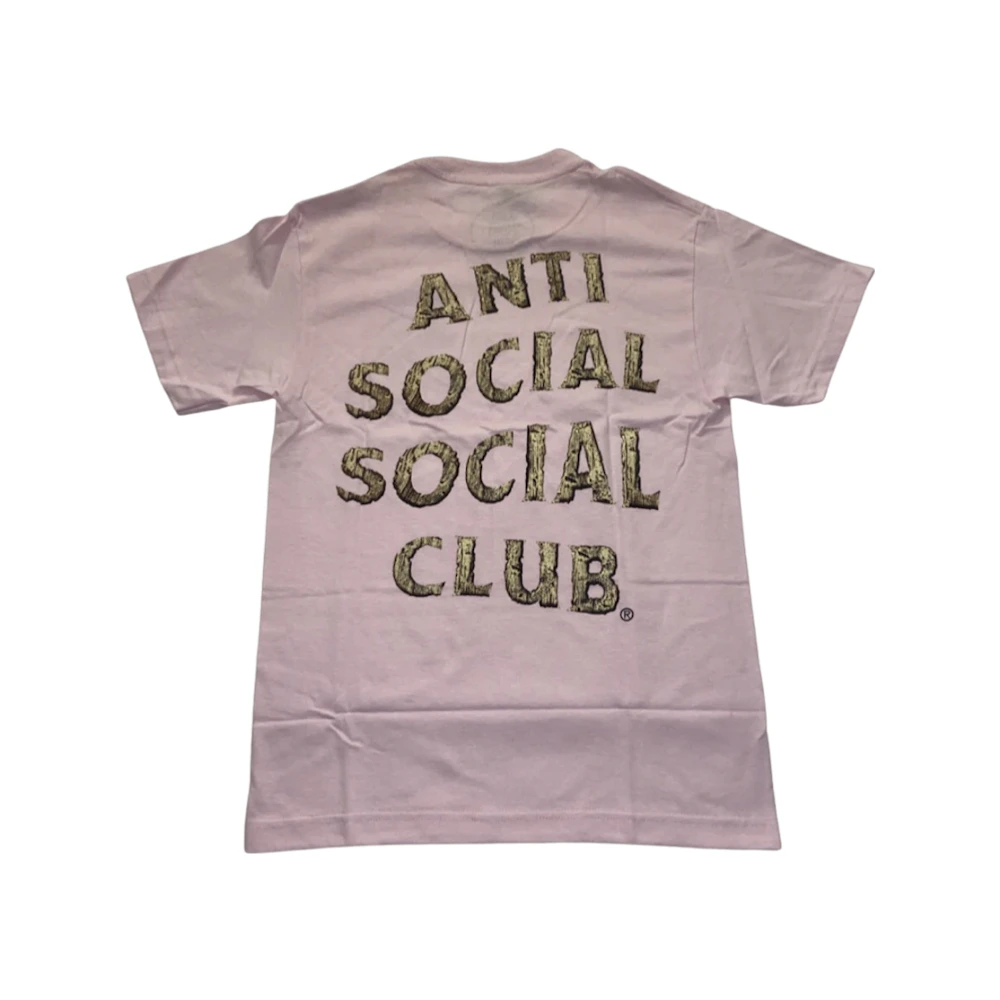 Anti Social Social Club Good Wood T-shirt Pink Men's - SS21 - US