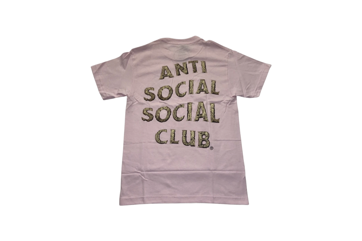 Pre-owned Anti Social Social Club Good Wood T-shirt Pink