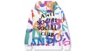 Anti Social Social Club Headrush All Over Hoodie White
