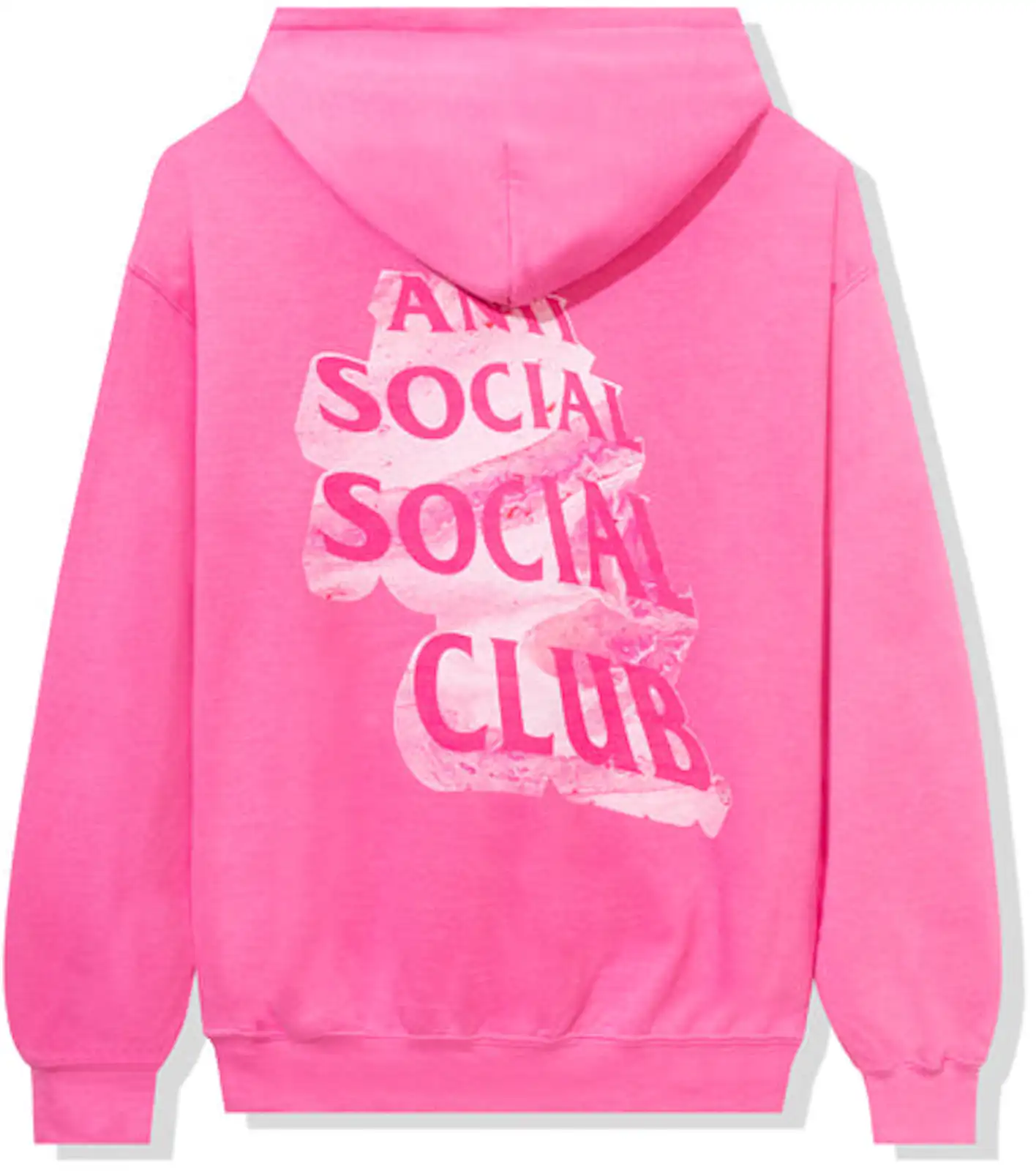 Anti Social Social Club Heart As Rock Hoodie Pink - SS22 Men's - US