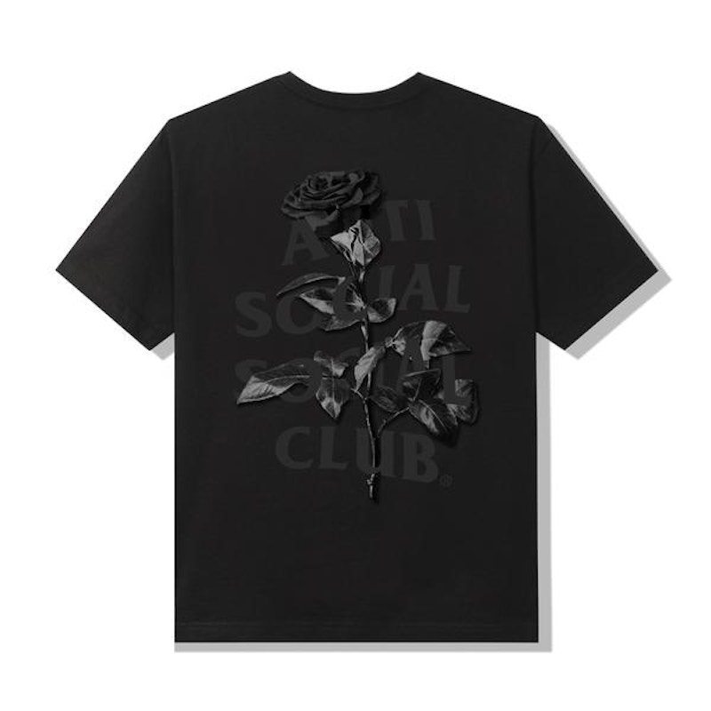 Anti Social Social Club Hell O Rose T shirt Black Men s FW21 US