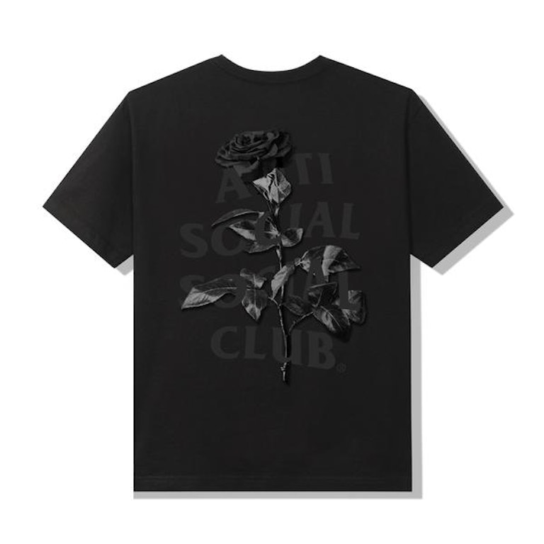 Pre-owned Anti Social Social Club Hell O Rose T-shirt Black