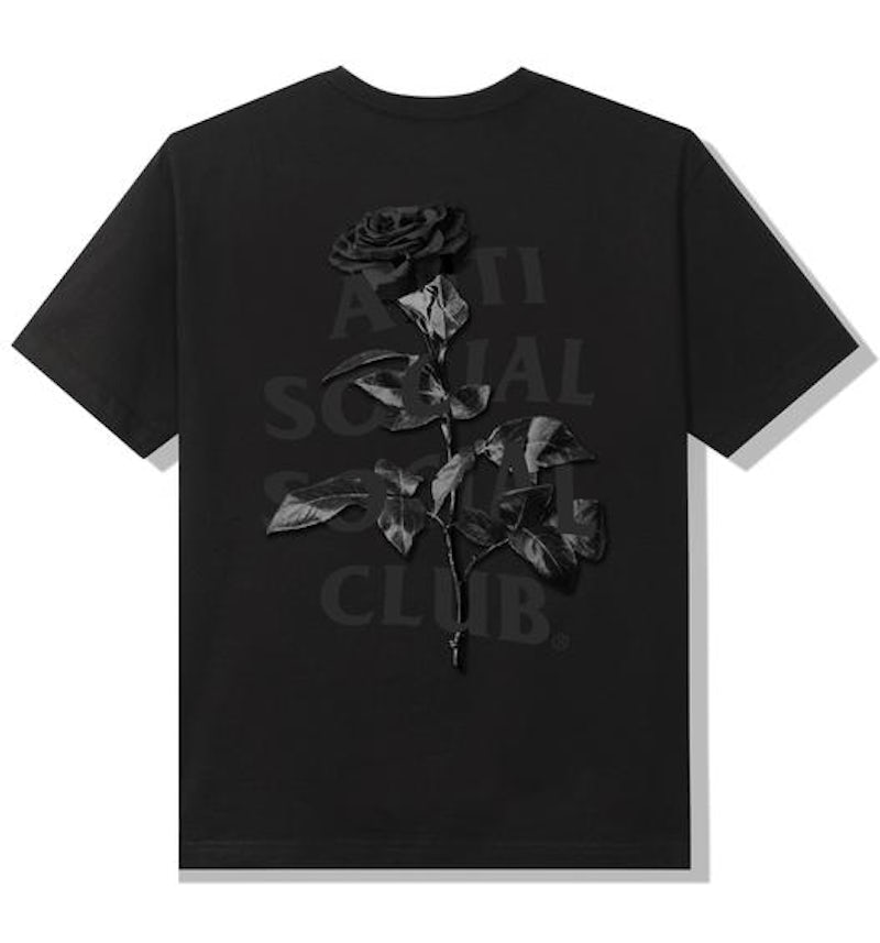 Anti Social Social Club Hell O Rose T-shirt Black Men's FW21 US