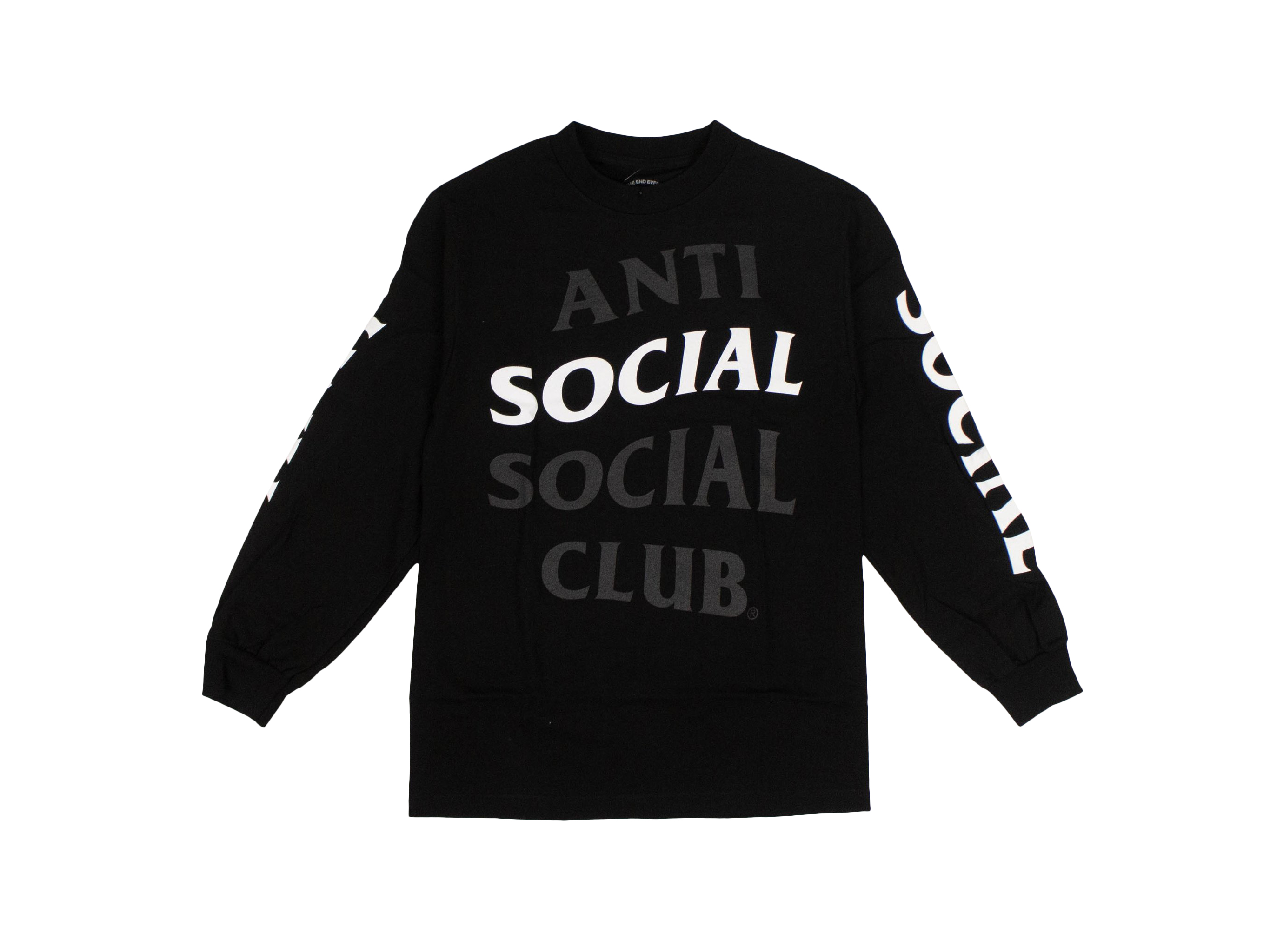 Anti Social Social Club Highlight Long sleeve T-Shirt Black