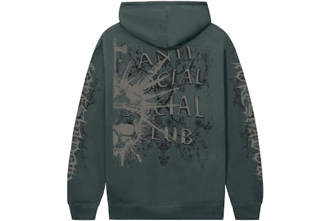Anti Social Social Club I Knew Happiness Hoodie Alpine Green Men's