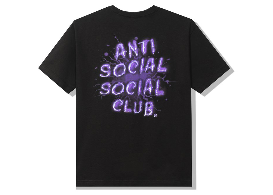 Anti Social Social Club I SEE Tee Black/Purple Men's - SS21 - US