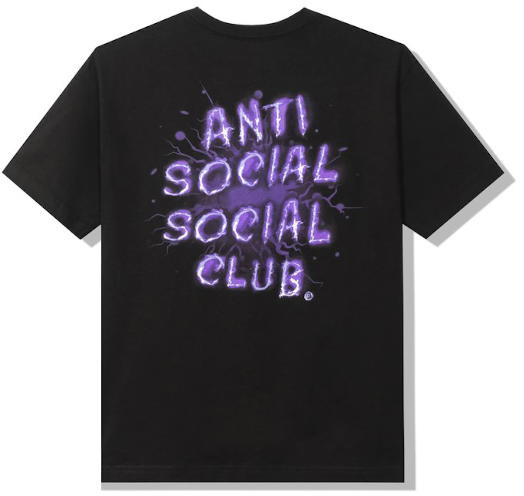 Anti Social Social Club I SEE Tee Black/Purple Men's - SS21 - US
