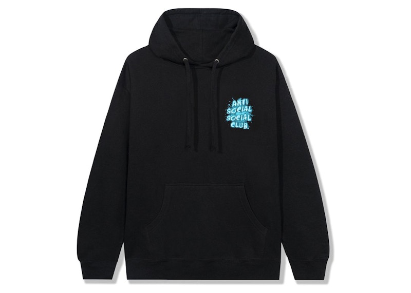 Anti Social Social Club I See Splash Hoodie Black/Blue