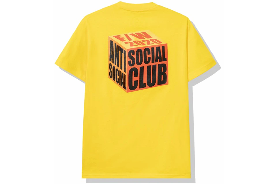 Anti Social Social Club I Wish I Was Wrong Tee Gold