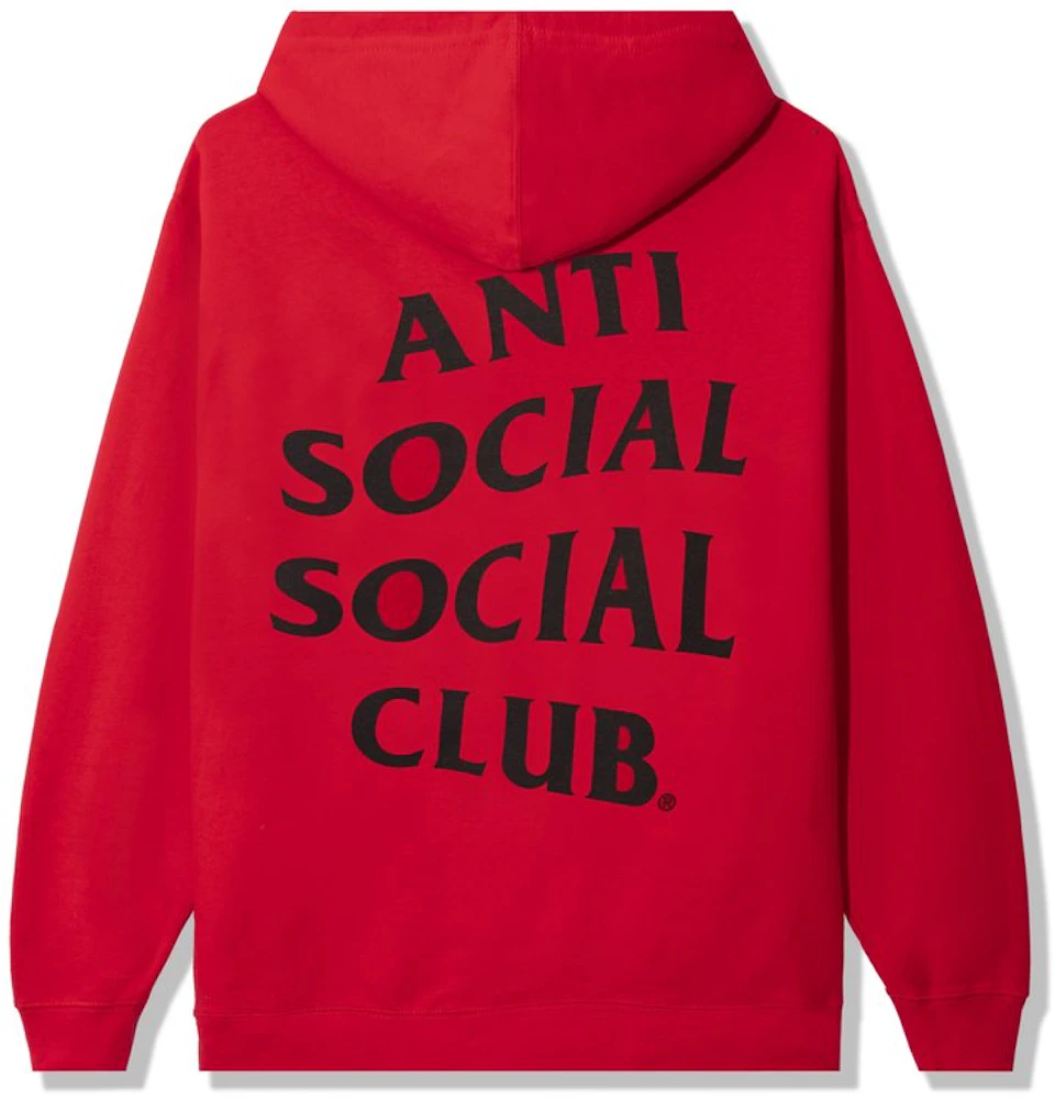 Anti Social Social Club IG Hoodie Red Men's - SS21 - US