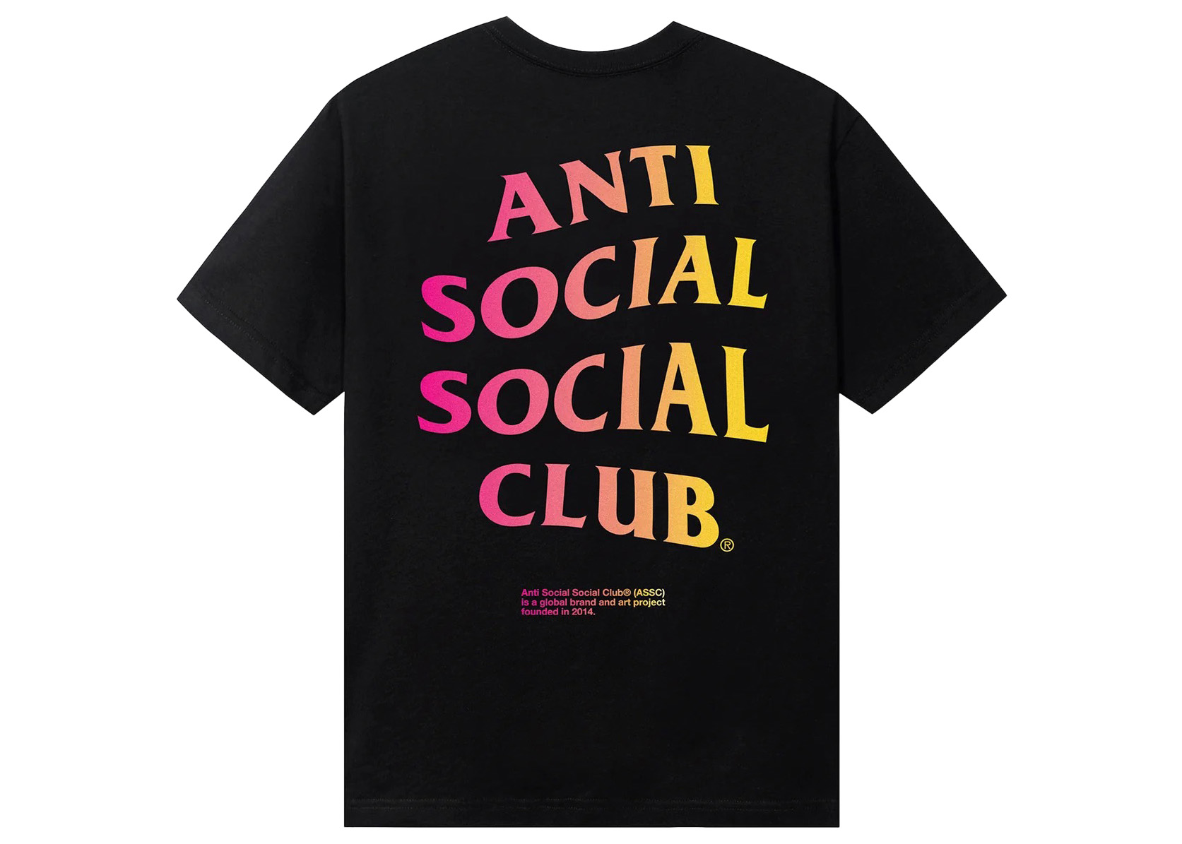 Anti Social Social Club Indoglo Tee Black Men's - SS23 - US