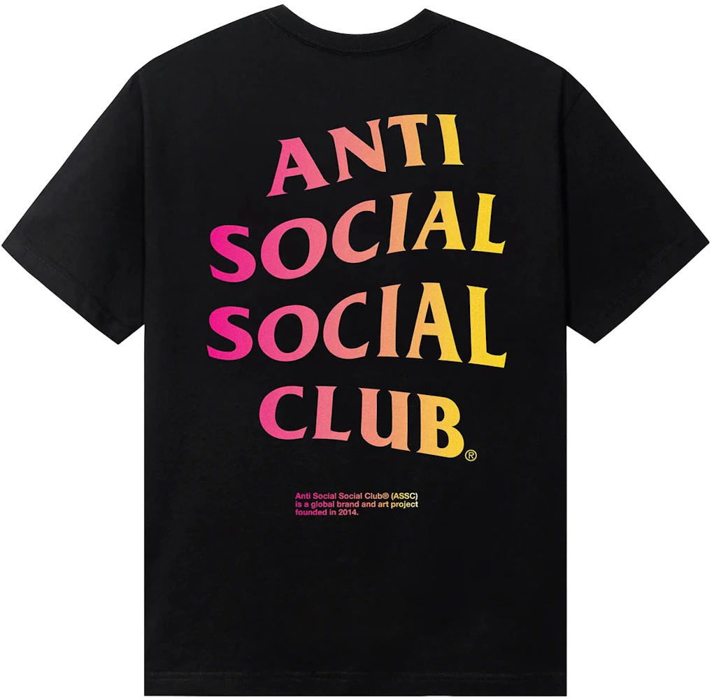 Anti Social Social Club Indoglo Tee Black Men's - SS23 - US
