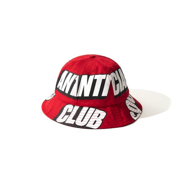 Pre-owned Anti Social Social Club Interest Los Bucket Cap Red