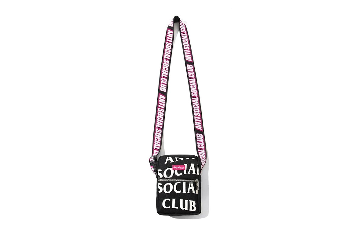 Pre-owned Anti Social Social Club It's The Remix Side Bag Black