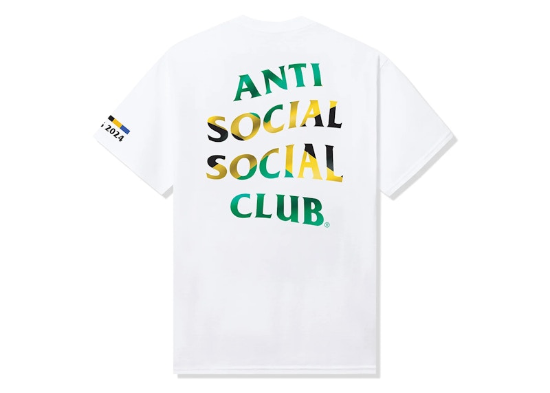 Anti Social Social Club Jamaica Tee White Men s SS24 US