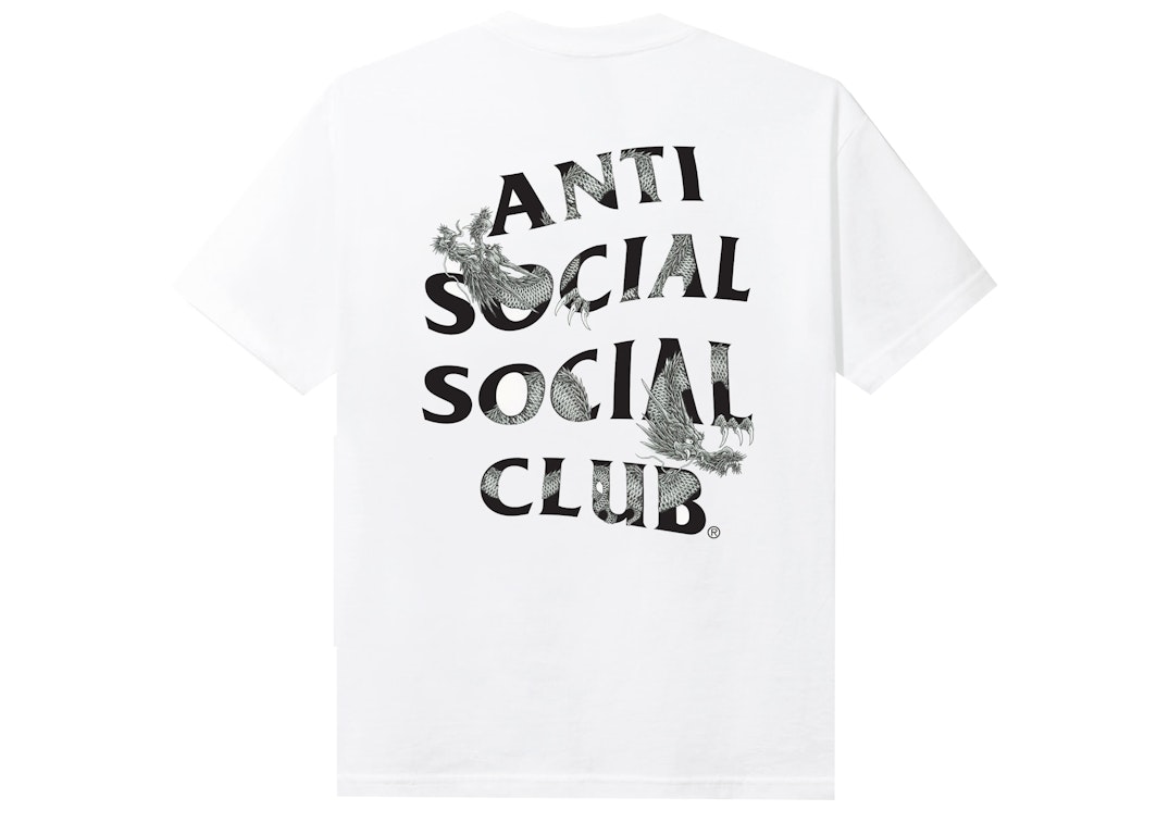 Pre-owned Anti Social Social Club Japan Exclusive Tatz Tee White