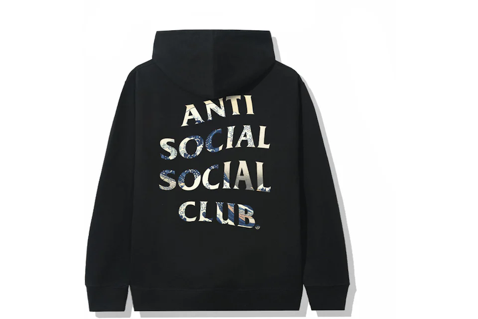 Anti Social Social Club (Japan Only) 4 Car Pile-Up Tonkotsu Logo Hoodie Black