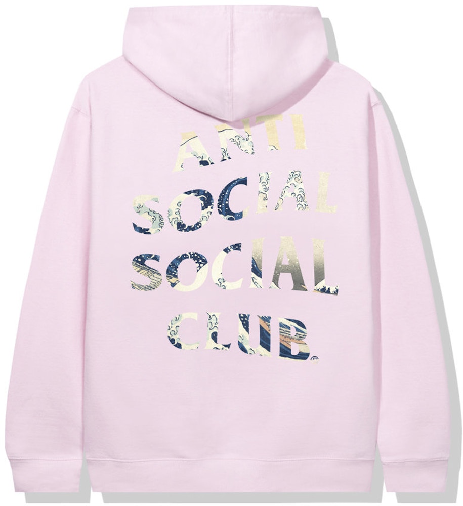 Anti Social Social Club (Japan Only) 4 Car Pile-Up Hoodie Pink - FW20