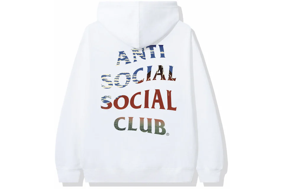 Anti Social Social Club Japan Only Ultra Light Hoodie White