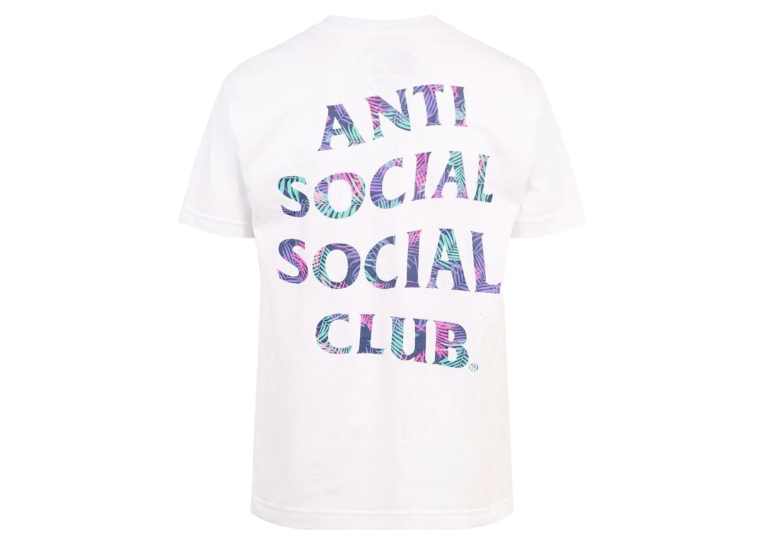 Pre-owned Anti Social Social Club Kiss The Wall (members Only) Tee White