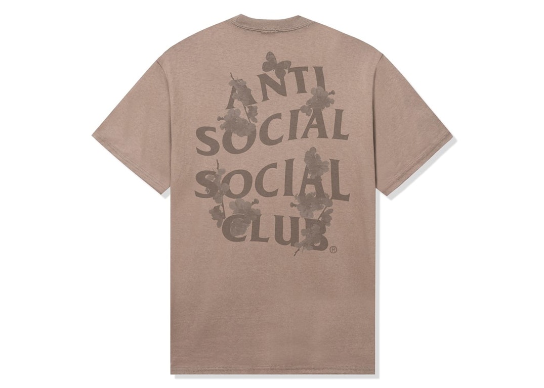 Pre-owned Anti Social Social Club Kkoch Tonal Tee Light Sand