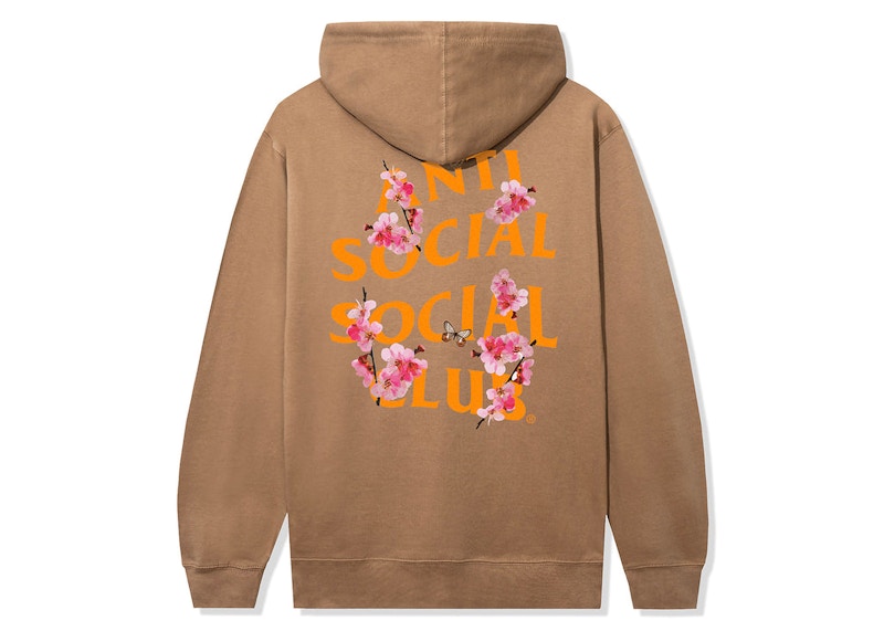 Pre-owned Anti Social Club Men's  Kkotch Hoodie In Sandstone