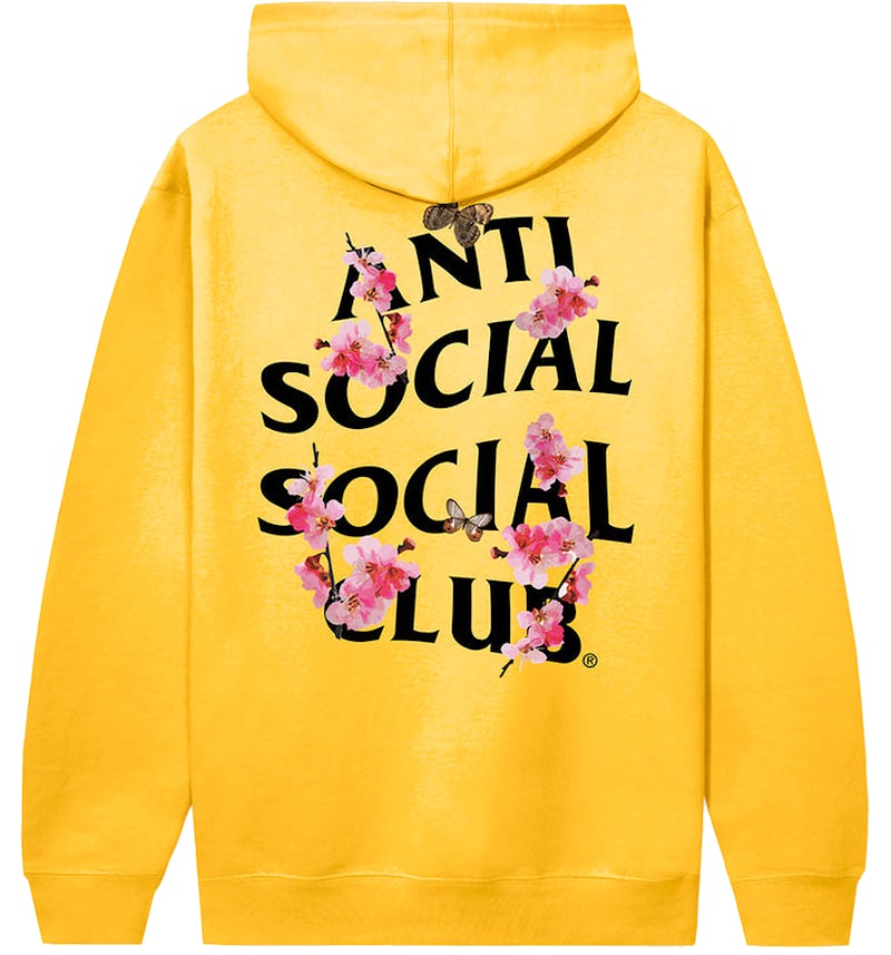 Anti Social Social Club Kkotch Hoodie Yellow Men's FW23 US