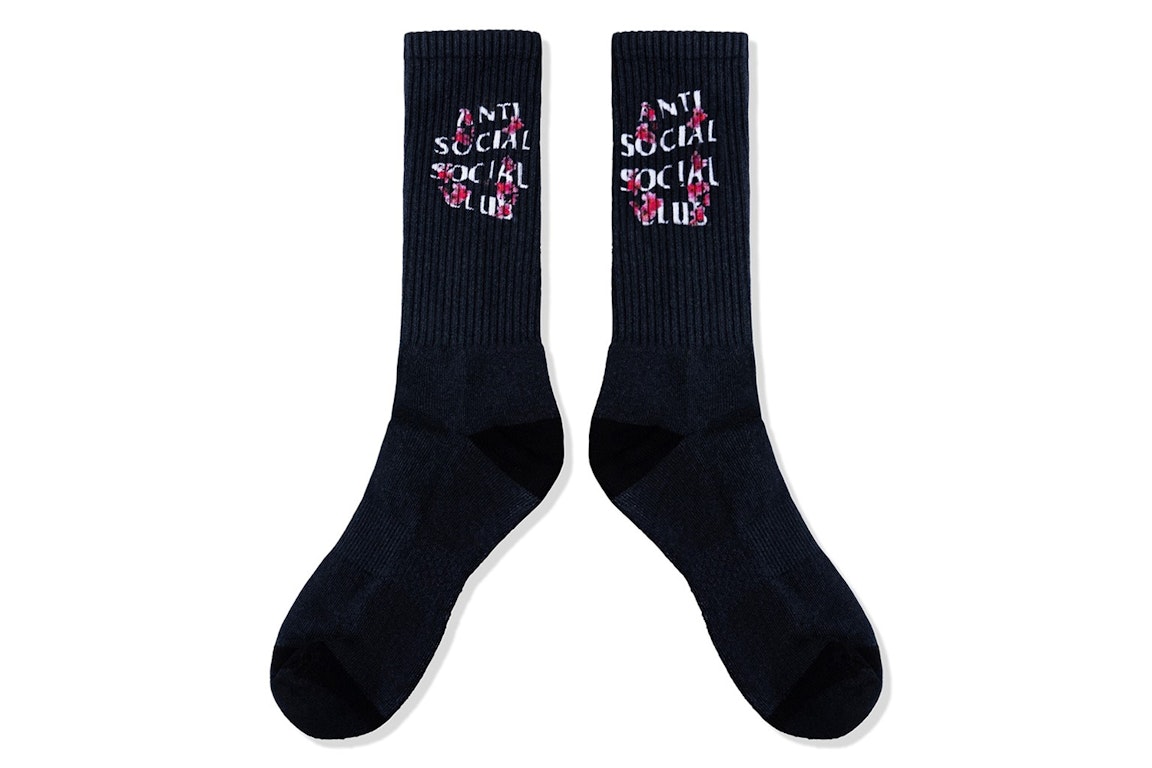 Pre-owned Anti Social Social Club Kkotch Socks Black