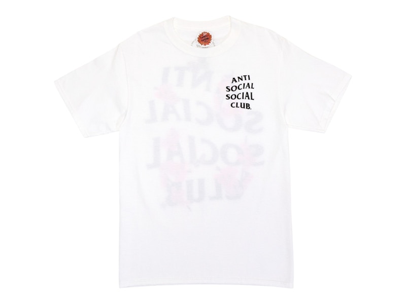Pre-owned Anti Social Club Men's Kkotch Tee Shirt In White