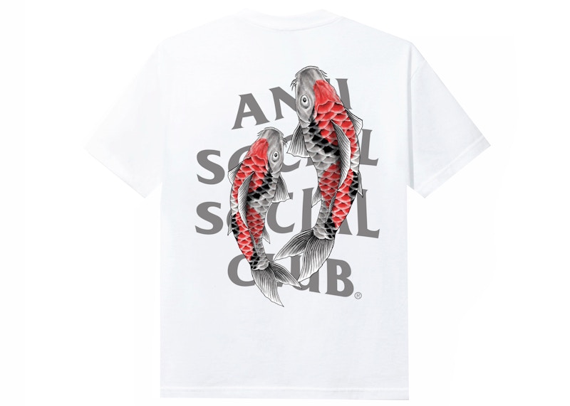 Anti Social Social Club Koi Garden 3M Reflective Tee White Men's