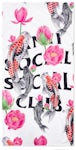 Anti Social Social Club Koi Garden Oversized Beach Towel White