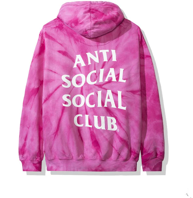Anti Social Social Club Laguna Hoodie (FW19) Pink Tie Dye - FW19 Homme - FR