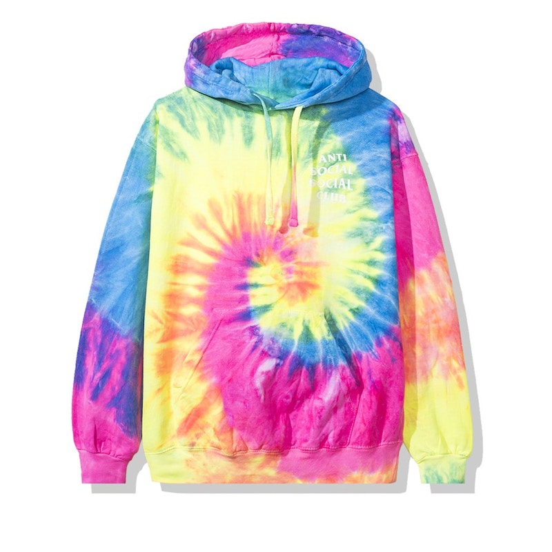anti social social club rainbow hoodie