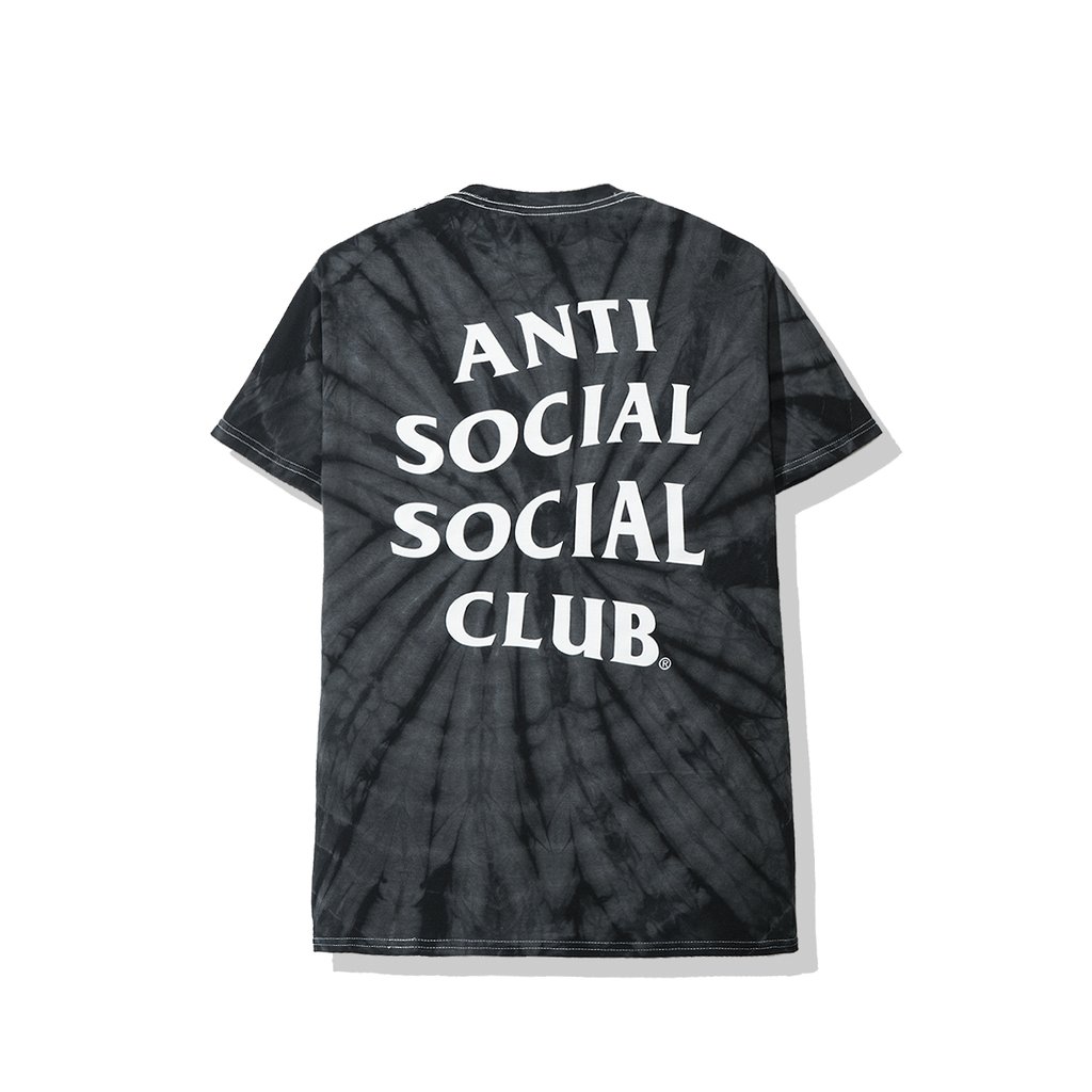 Anti Social Social Club Laguna Tee (FW19) Black Tie Dye Men's ...