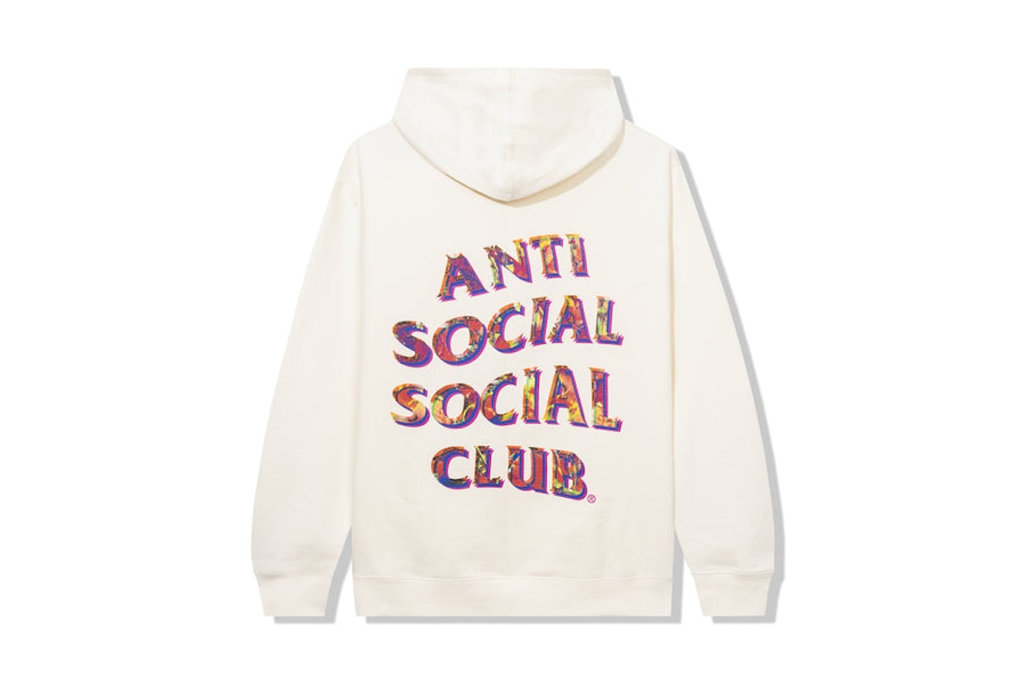 Pre-owned Anti Social Social Club Layer Lock Hoodie Cream