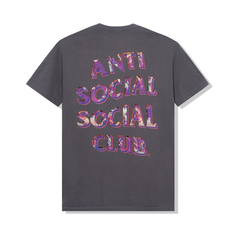 Pre-owned Anti Social Social Club Layer Lock T-shirt Dark Grey