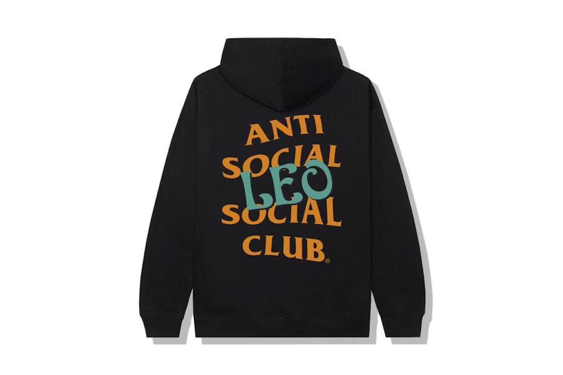 Pre-owned Anti Social Social Club Leo Hoodie Black