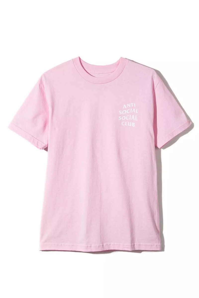 Anti social social 2025 club shirt pink