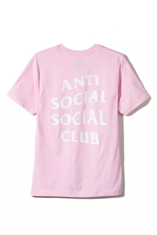 Pre-owned Anti Social Social Club Logo 2 T-shirt Pink